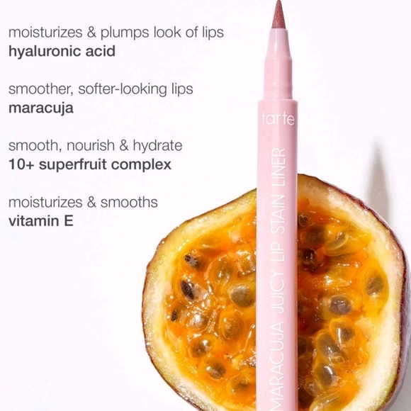 Tarte Maracuja Juicy Lip Stain Liner: Red, NIB - Picture 4 of 6
